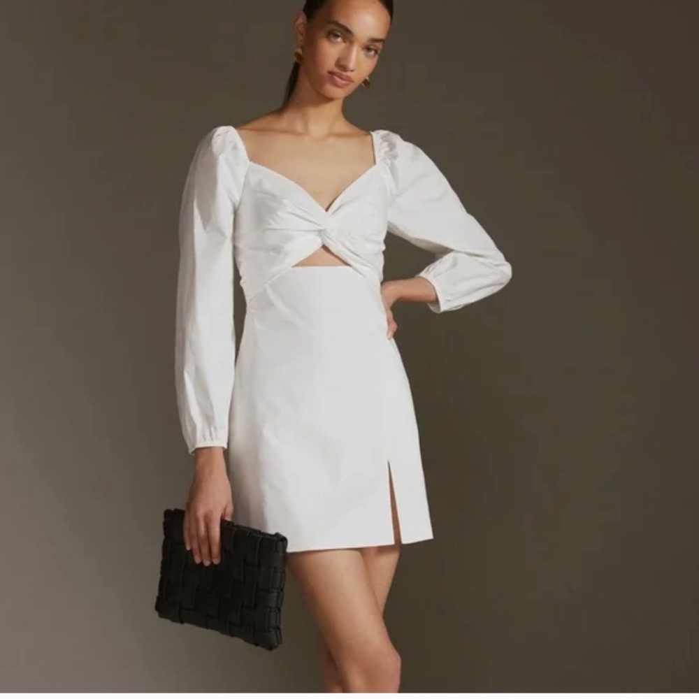 Mare Mare x Anthropologie Twist Front Mini Dress